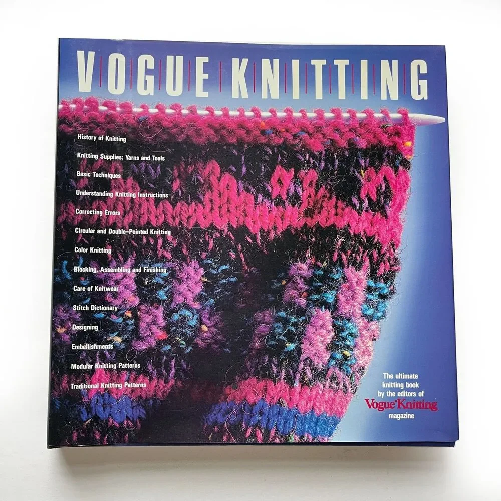 Vogue knitting - The Ultimate Knitting Book Vintage 1989 Butterick Company